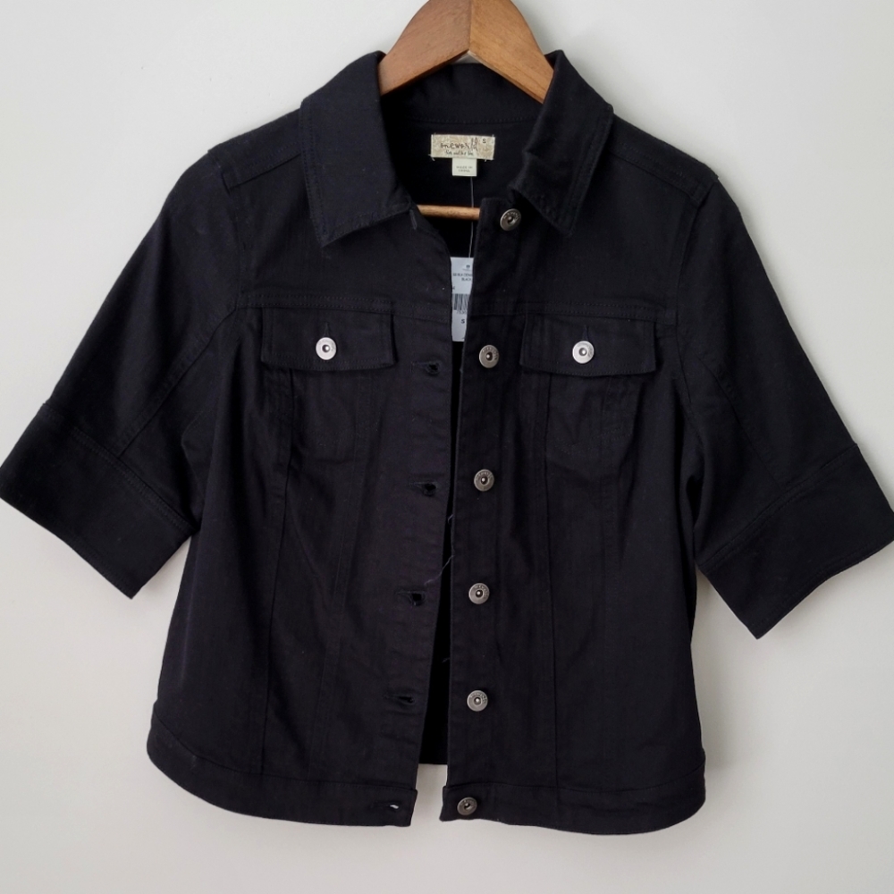 Black Denim Jacket (Small)